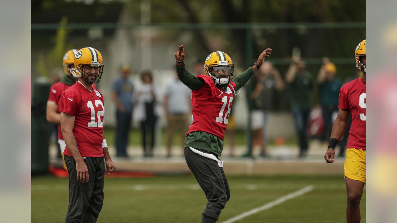 Green Bay Packers hold OTA practice at Clark Hinkle Field