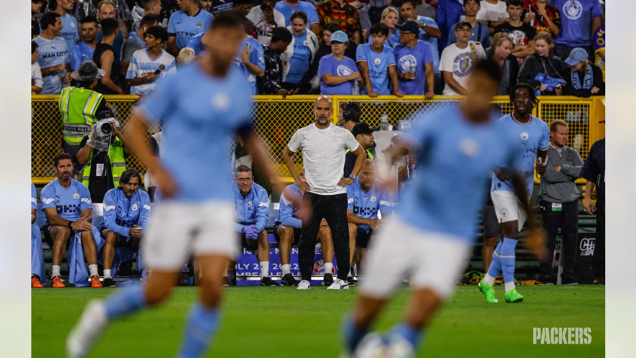 Photos: Lambeau Field hosts first-ever soccer match between FC Bayern  Munich & Manchester City