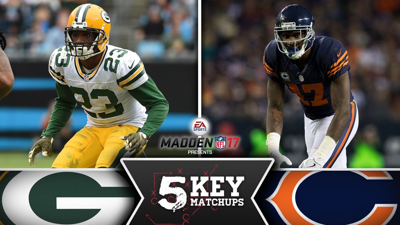 Week 15 Key Matchups: Chicago Bears at Green Bay Packers