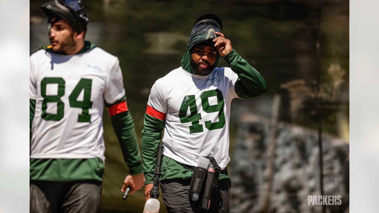 Photos: Packers hit paintball course for team-building exercise