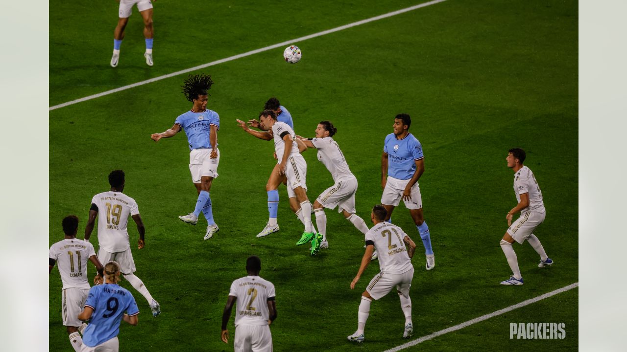 Photos: Lambeau Field hosts first-ever soccer match between FC Bayern  Munich & Manchester City