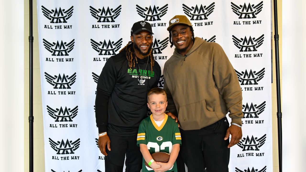 Photos: Packers, Aaron Jones kick off 'Salute to Service' initiative at  Lambeau Field