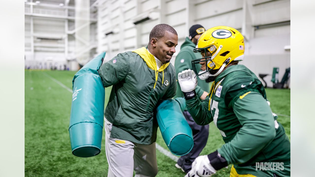 Green Bay Packers practice in Don Hutson Center