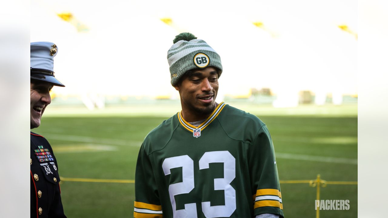 Photos: Packers, Jaire Alexander award donations to Toys for Tots at  Lambeau Field