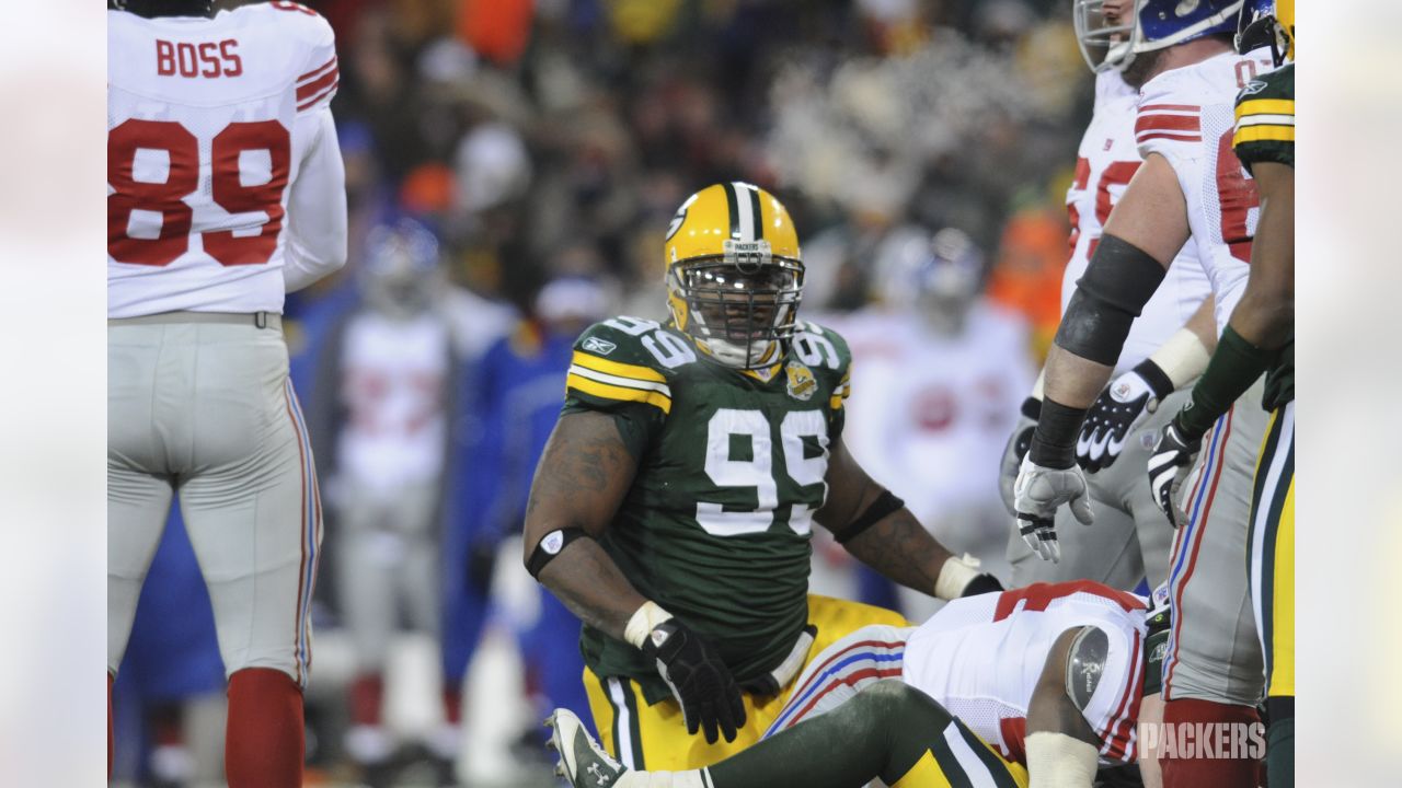 Green Bay Packers' Corey Williams (99) show's off his NFC North