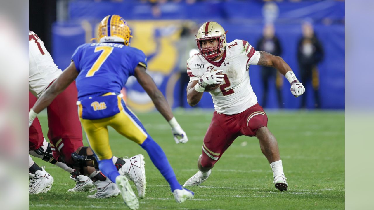 After years of mom carrying the load, Boston College's AJ Dillon is eager  to reciprocate - The Athletic