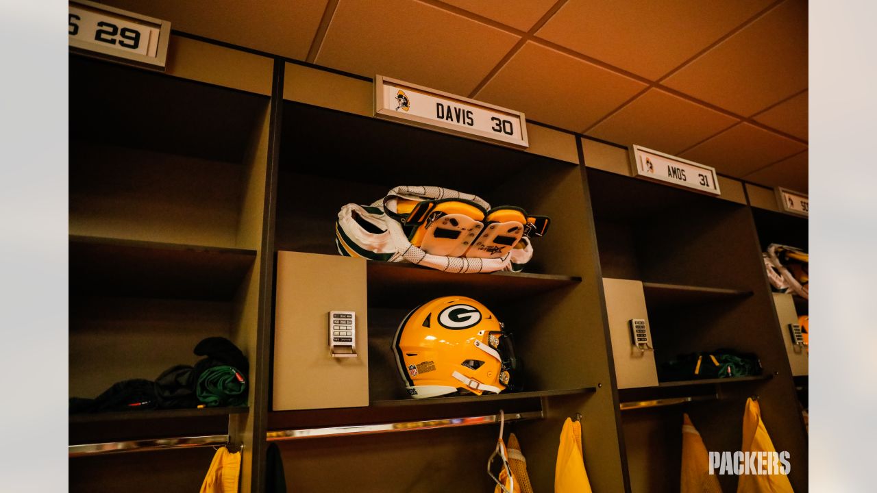 Green Bay Packers on X: Take an inside look at the #Packers locker room  before & after the Week 6 victory against the Lions. Locker Room Pass  