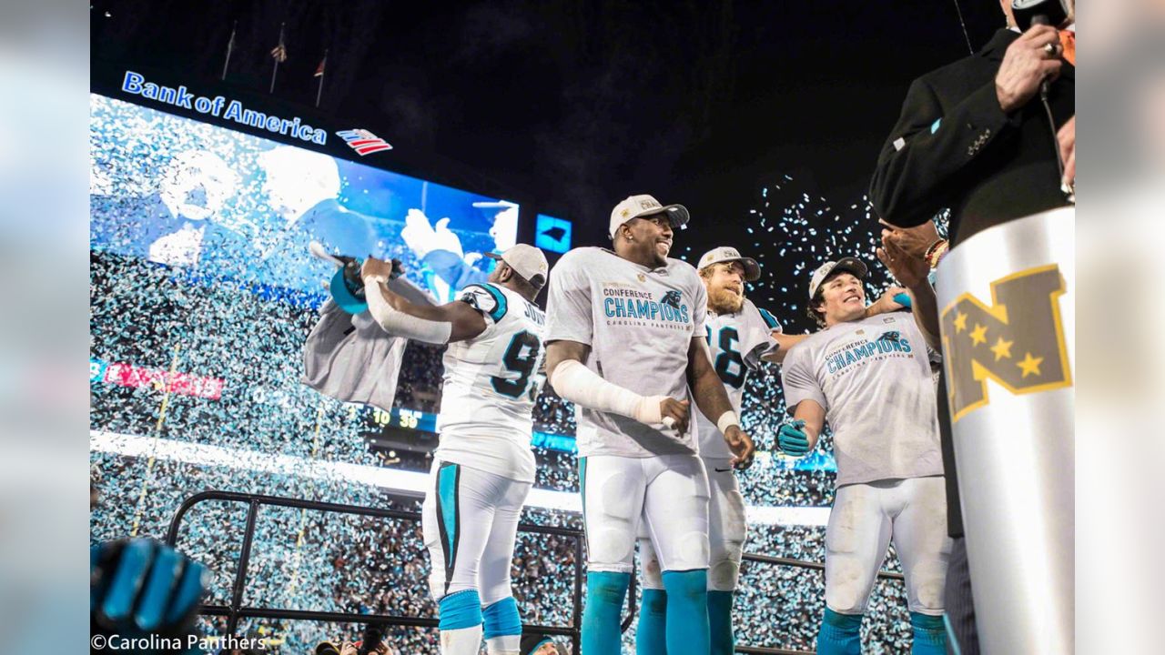 Carolina Panthers 2015 NFC Conference Champions Mahogany