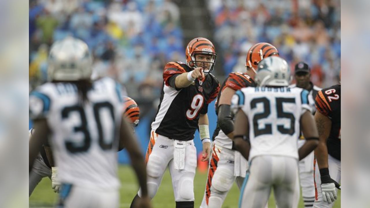 Carolina Panthers coach John Fox reacts to a call in the first half of an  NFL football game against the Cincinnati Bengals in Charlotte, N.C.,  Sunday, Sept. 26, 2010. (AP Photo/Chuck Burton