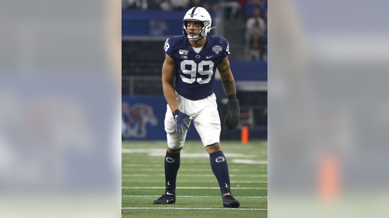 PFF on X: With the 38th overall selection in the 2020 NFL Draft, the  Carolina Panthers select Yetur Gross-Matos, EDGE, Penn State   / X