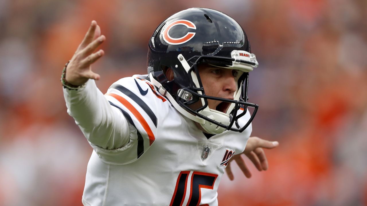 Chicago Bears long snapper Patrick Scales (48) before an NFL wild