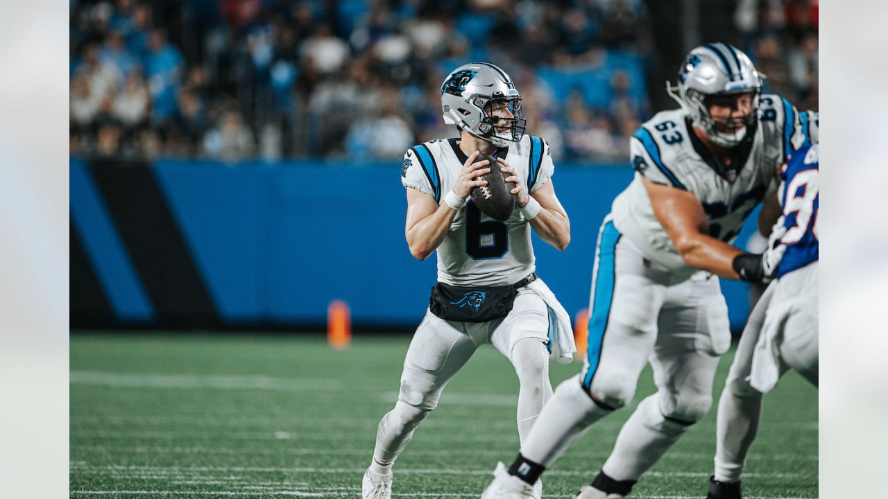 Carolina Panthers safety Jeremy Chinn (21) plays during an NFL football  game between the Carolina Panthers and the Denver Broncos on Sunday, Nov. 27,  2022, in Charlotte, N.C. (AP Photo/Jacob Kupferman Stock