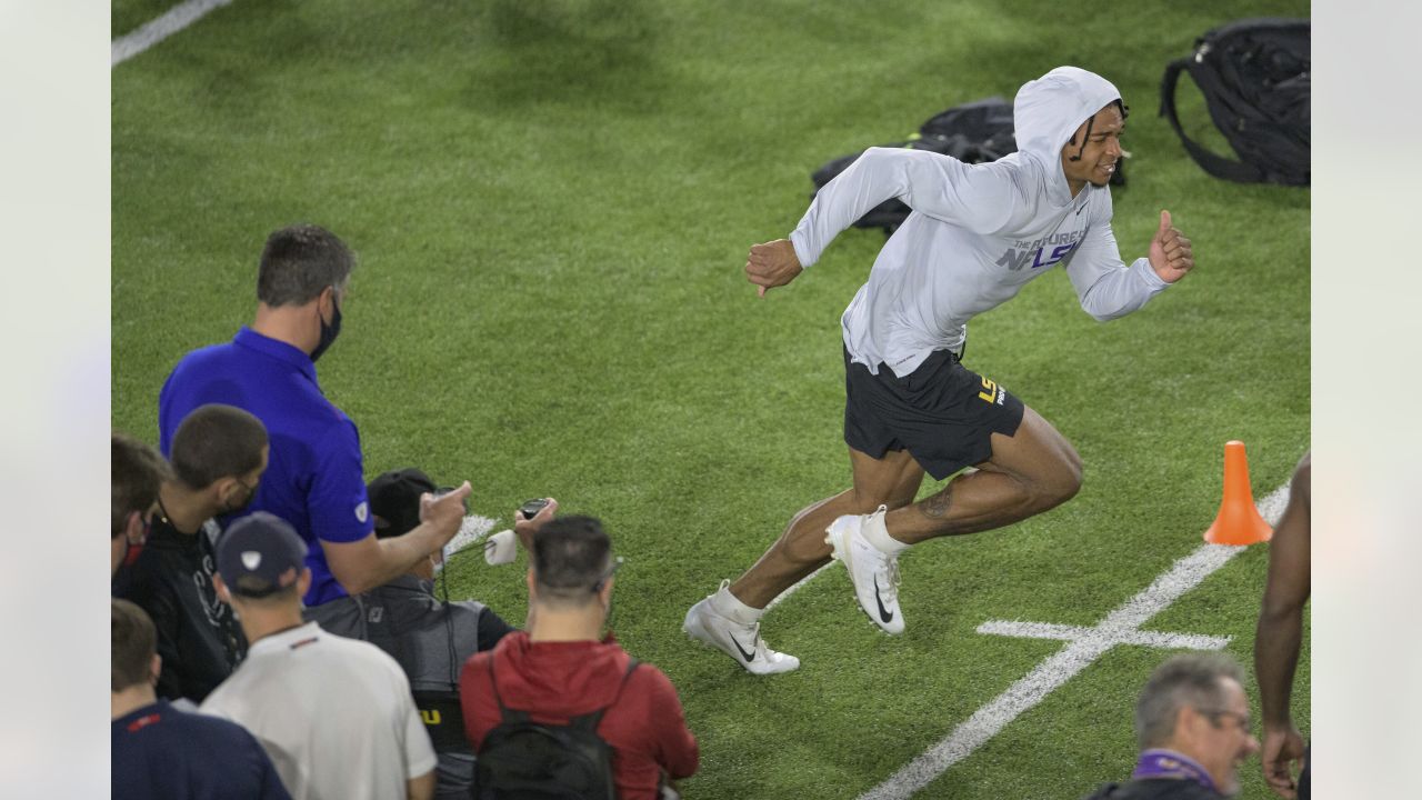 BRPROUD  Ja'Marr Chase impresses at LSU Pro Day Wednesday