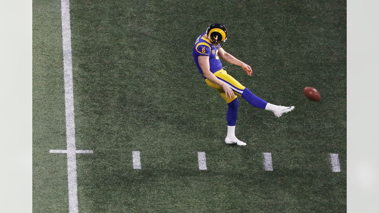 Johnny Hekker Los Angeles Rams Punter v Patriots Super Bowl 2019 Images