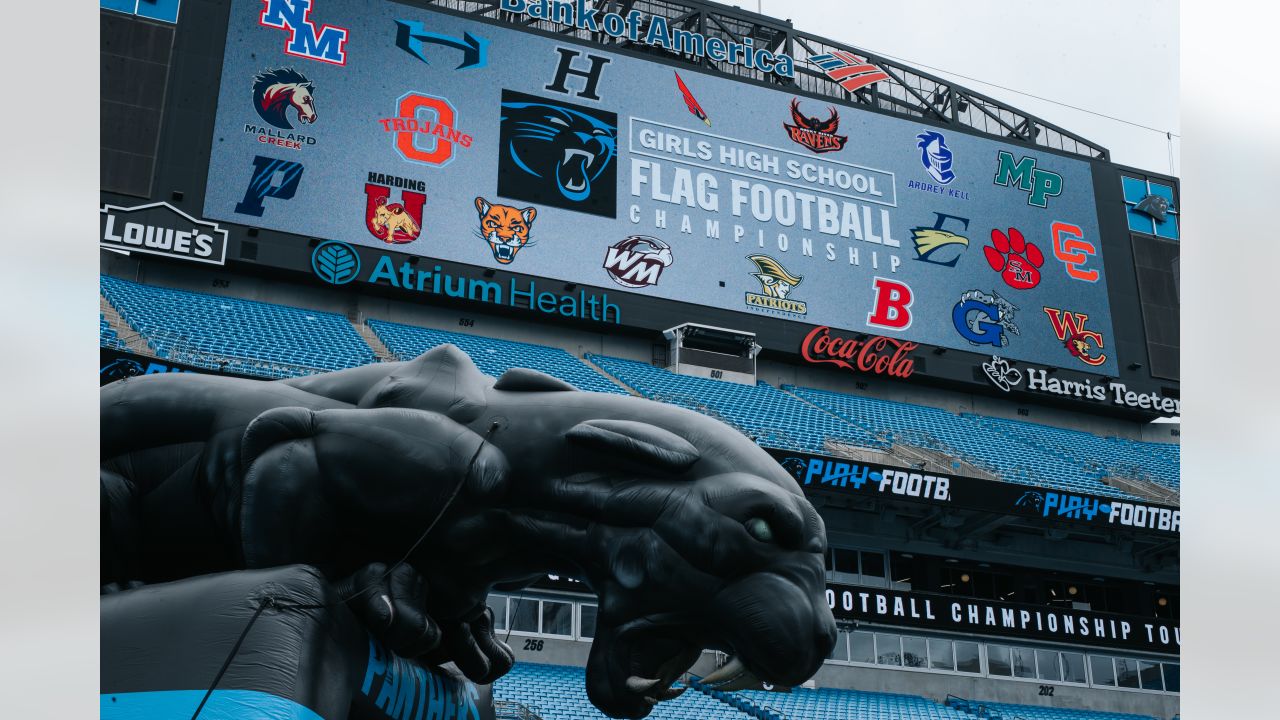 Carolina Panthers, CMS hosting girls flag football league