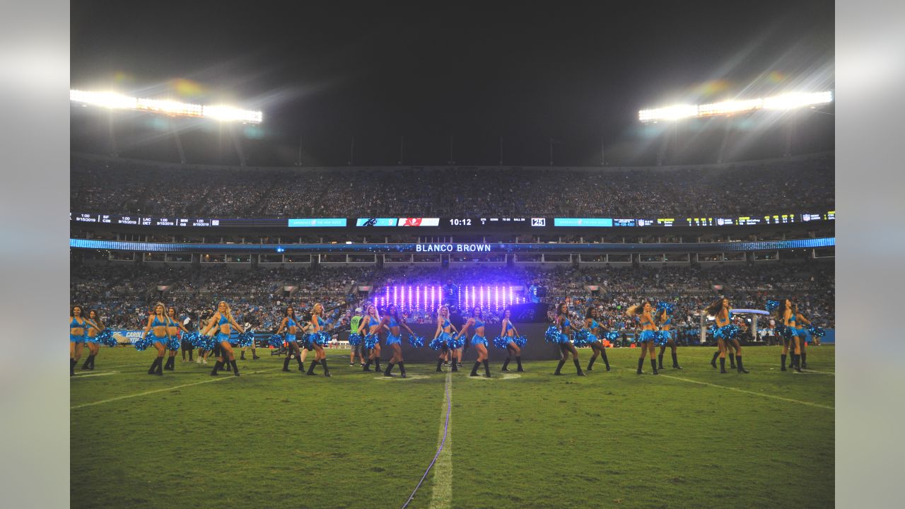 Blanco Brown performs at Carolina Panthers halftime