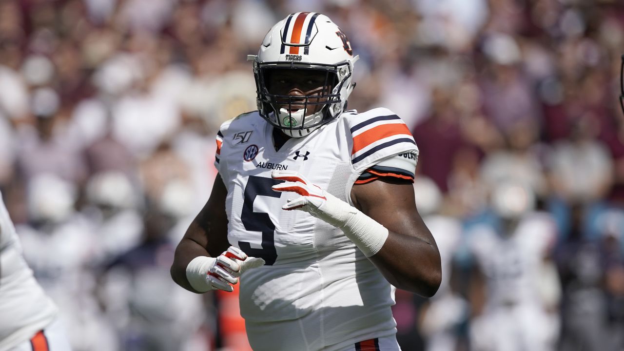 First round: Carolina picks Derrick Brown No. 7 overall in 2020 NFL Draft -  Auburn University Athletics