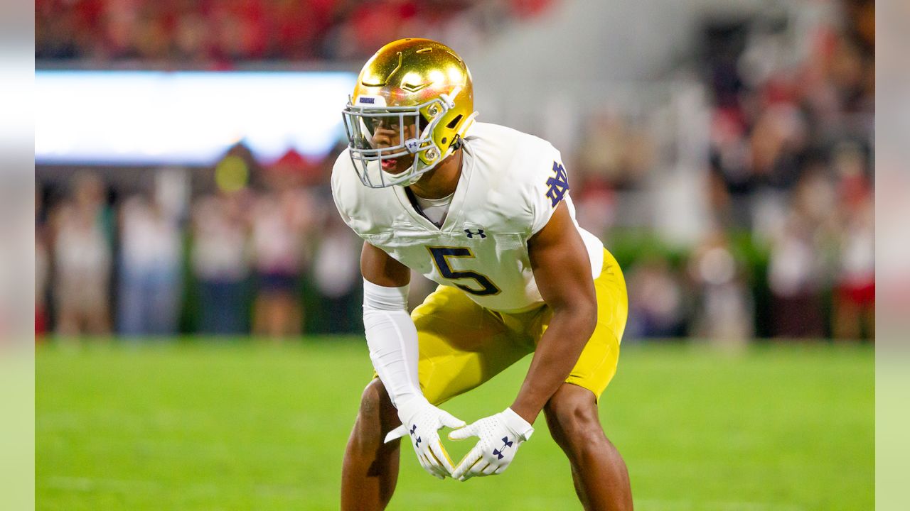 Carolina Panthers Draft Cornerback Troy Pride Jr. - Sports Illustrated  Notre Dame Fighting Irish News, Analysis and More