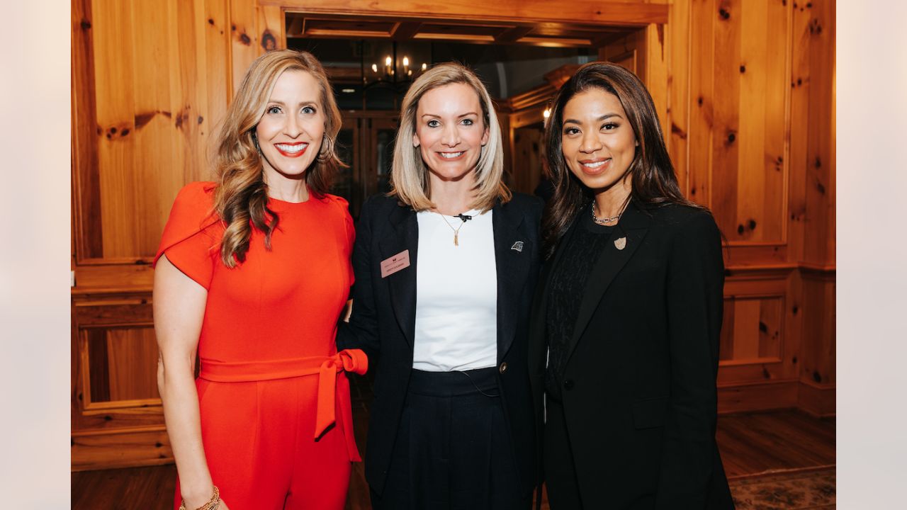 PHOTOS: Panthers celebrate International Women's Day with Kristi Coleman,  Sandra Douglass Morgan