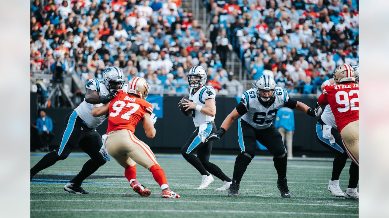 PHOTOS: Game action shots from Panthers-49ers