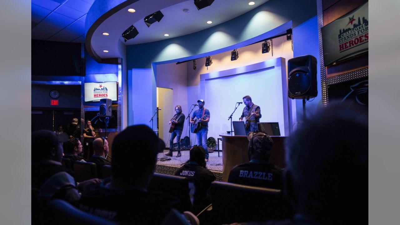 Panthers, Darius Rucker Host Wounded Warriors