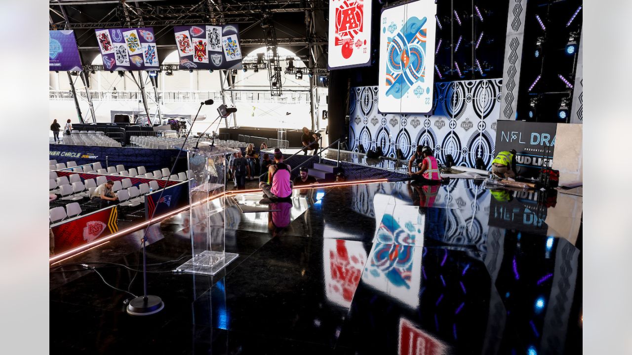 Take a behind the scenes look at the NFL Draft Experience in Las Vegas