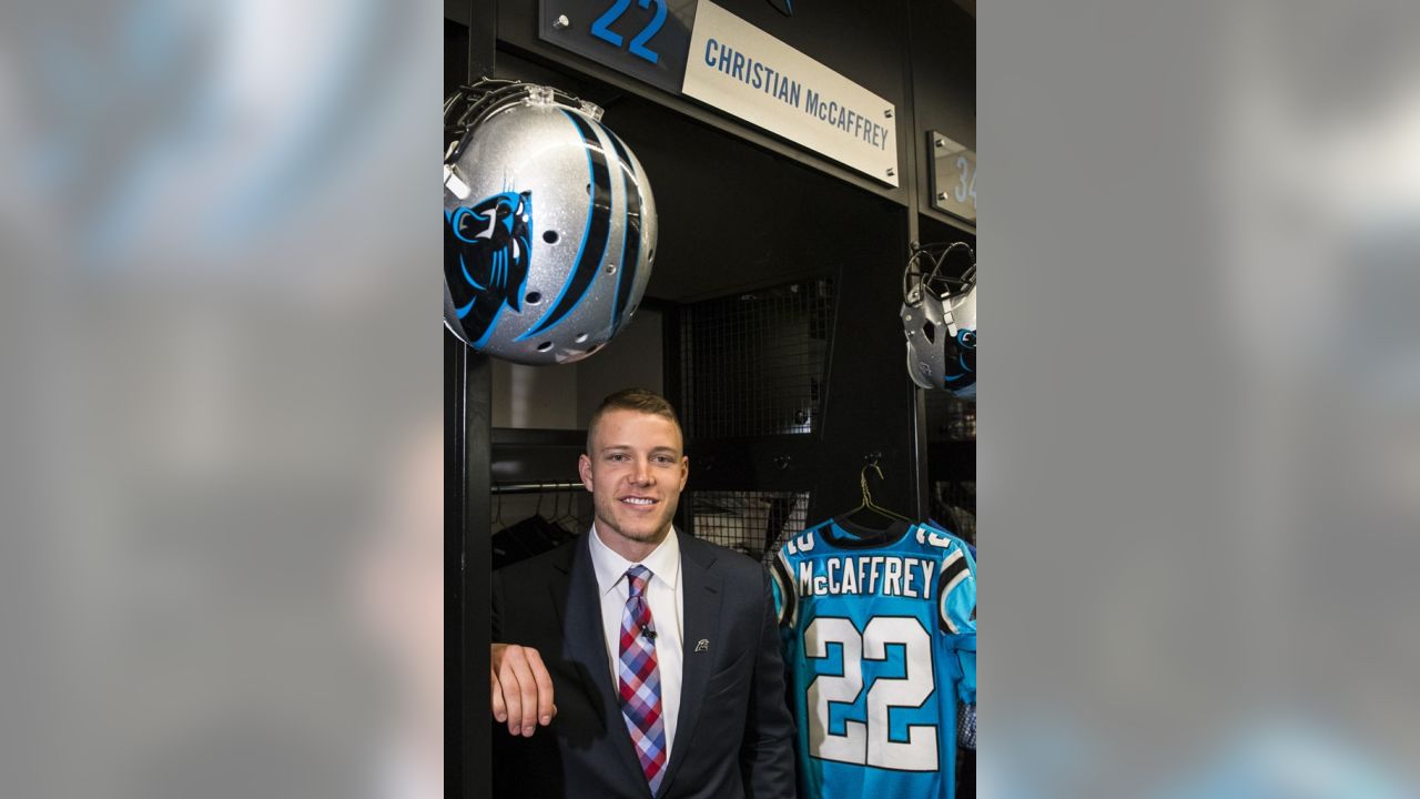 Photos: Christian McCaffrey arrives