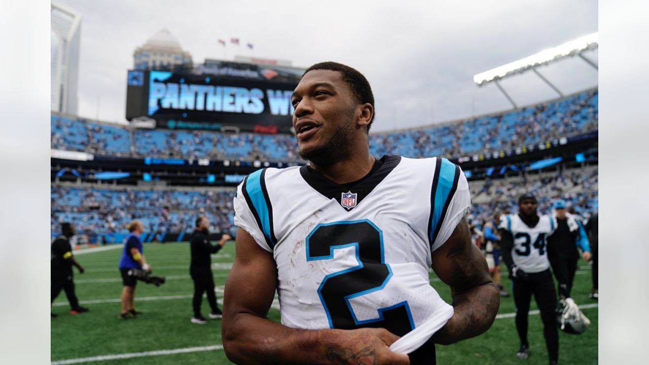 Photos from post-game after Panthers beat Saints