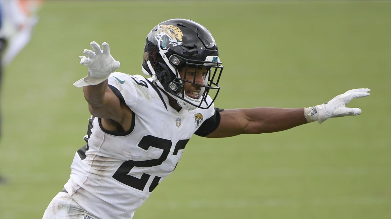 Carolina Panthers cornerback CJ Henderson (24) lines up on defense