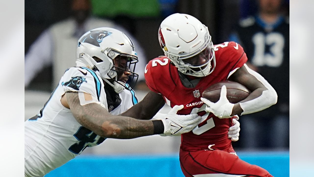 Carolina Panthers wide receiver DJ Moore (12) during the NFL football game  between the Baltimore Ravens and the Carolina Panthers on Sunday October  28, 2018 in Charlotte, NC. Jacob Kupferman/(Photo by Jacob