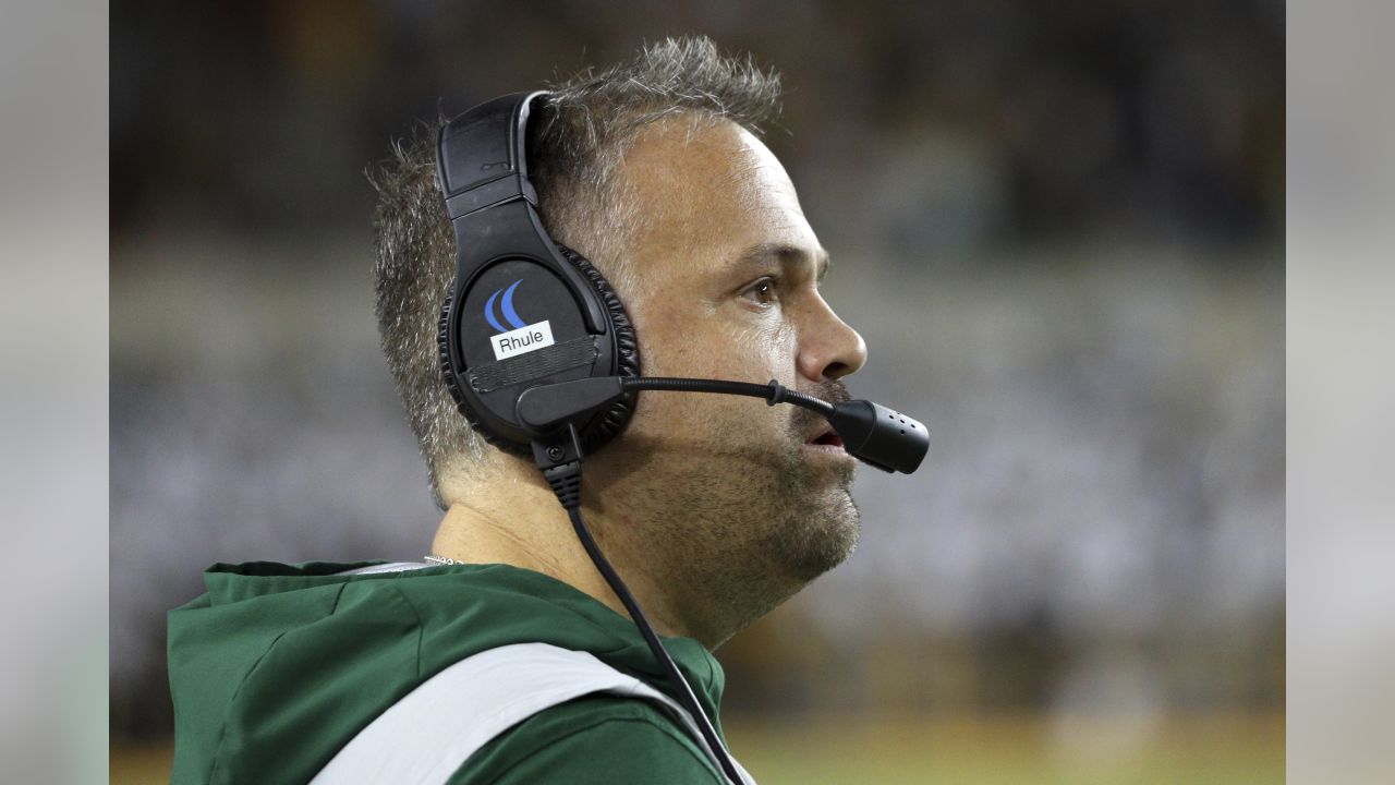 Carolina Panthers head coach Matt Rhule during a NFL preseason News  Photo - Getty Images