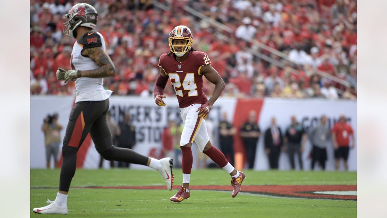 Carolina Panthers cornerback Josh Norman (6) during an NFL football game  against the New Orleans Saints, Sunday, Jan. 8, 2023, in New Orleans. (AP  Photo/Tyler Kaufman Stock Photo - Alamy