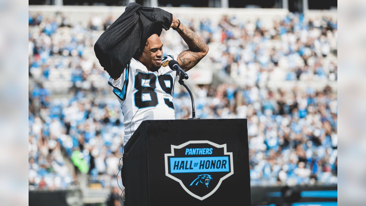 New Era Men's Jordan Gross White Carolina Panthers Hall of Honor