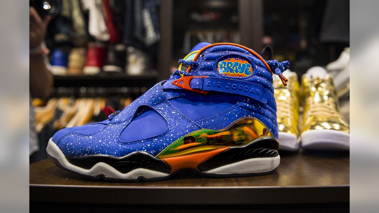 Inside look at Thomas Davis' sneaker collection