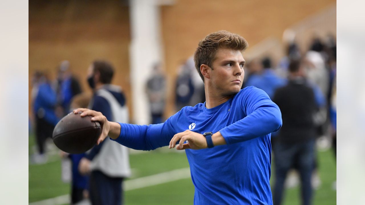 Zach Wilson states his case with impressive pro day