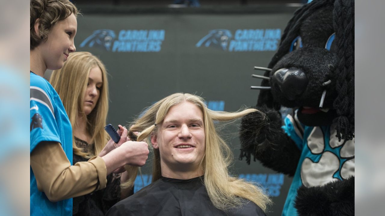 Carolina Panthers - Brian Folkerts & Brenton Bersin are cutting their  signature long hair and donating it to #WigsForKids tomorrow! Prior to the  haircut, both players will host a reddit AMA on