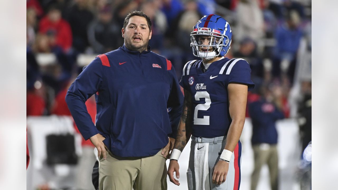 Panthers trade pick No. 137 and a future third for No. 94 to take QB Matt  Corral - Cat Scratch Reader