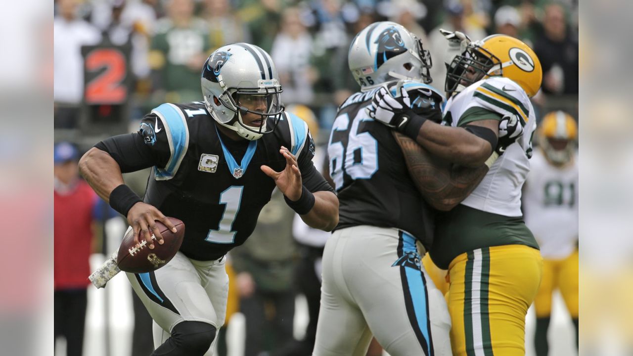 Carolina Panthers defensive back Kurt Coleman (20) after making an  interception during the NFL football game between the Indianapolis Colts  and the Carolina Panthers on Monday, Nov. 2, 2015 in Charlotte, NC.