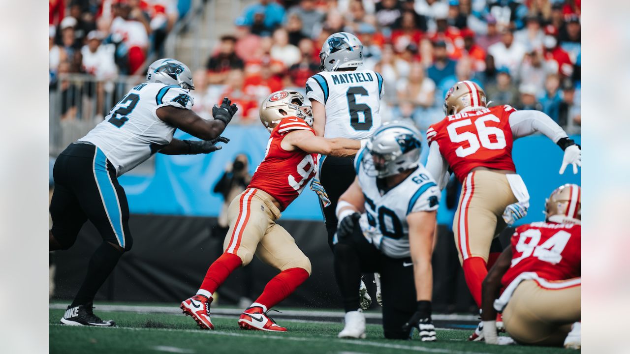 PHOTOS: Game action shots from Panthers-49ers