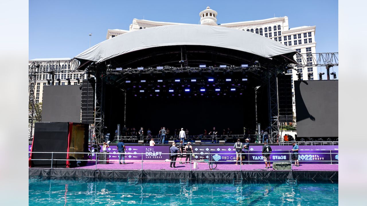 NFL Draft Stage in Las Vegas