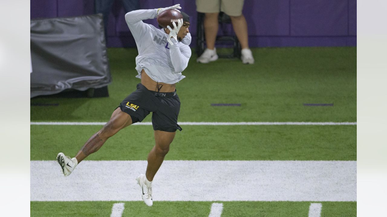 Joe Burrow training with Ja'Marr Chase and Justin Jefferson