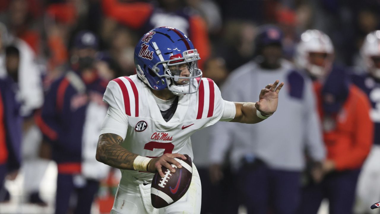 B/R Gridiron on X: Carolina Panthers are selecting Ole Miss QB Matt Corral  with the 94th pick 