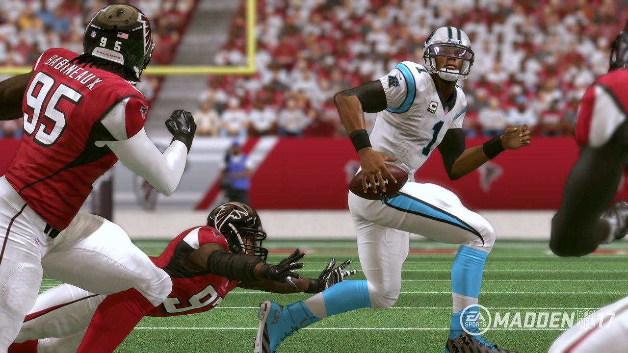 Cam Newton rated 94 overall in Madden 17