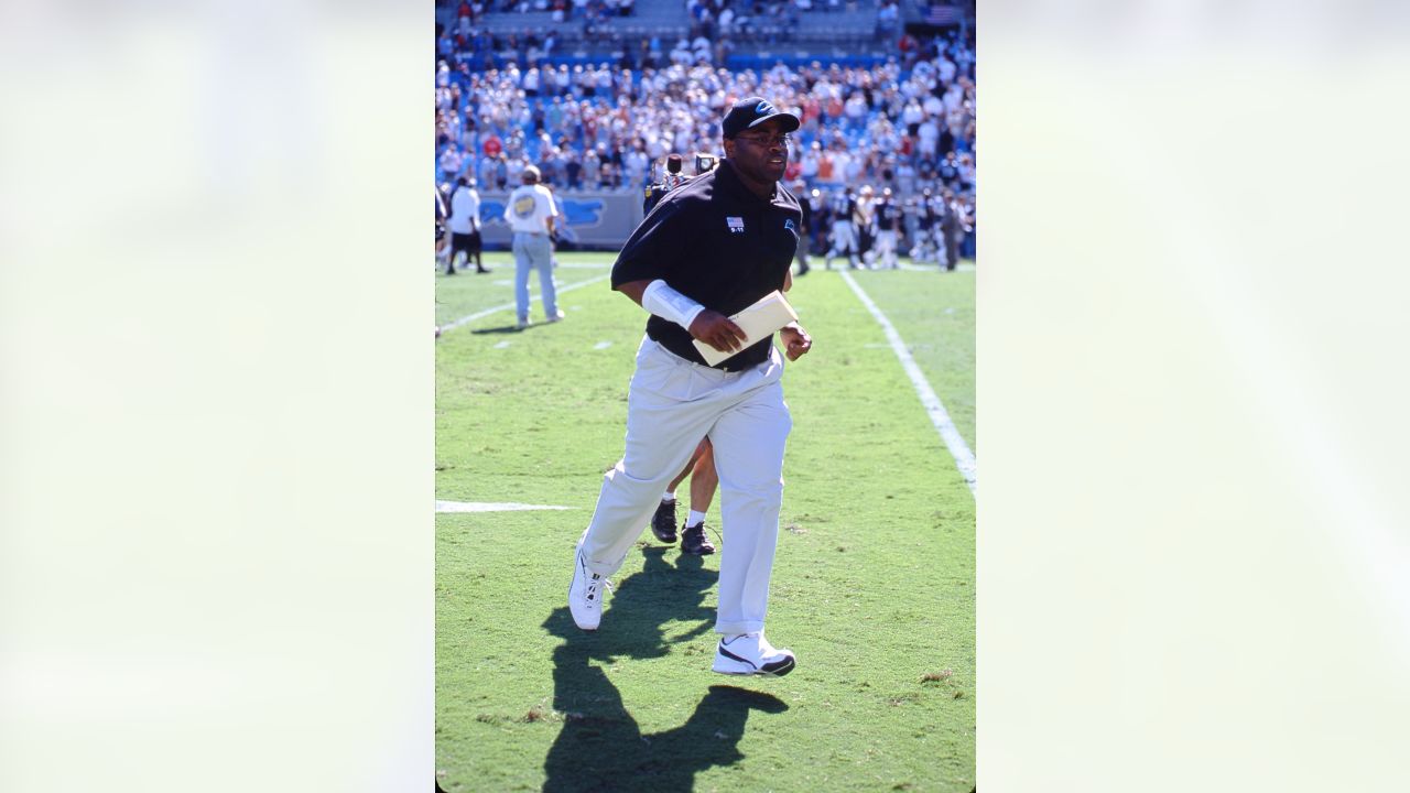 Carolina Panthers on X: For today's #KeepPounding game, the end zones are  going classic in honor of Sam Mills.  / X