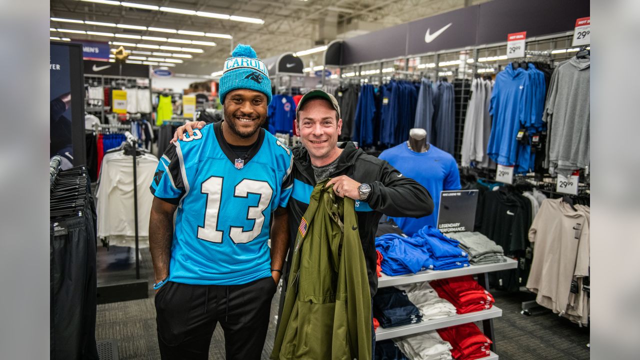 Carolina Panthers on X: Jarius Wright surprises Master Sgt. Mike Vetre and  his son with a shopping spree and tickets to Sunday's game #SaluteToService   / X