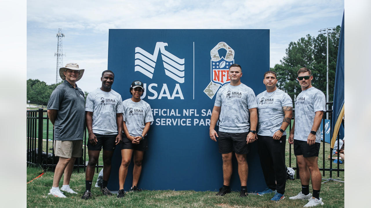 Panthers host military service members at NFL training camp