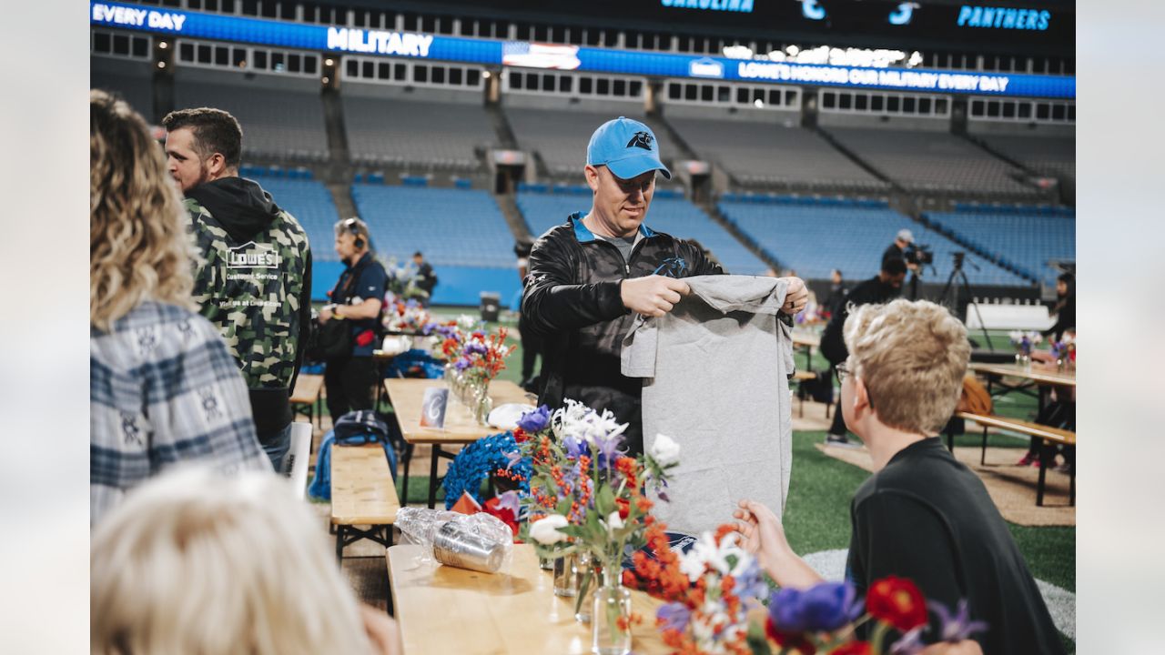 Lowe's partners with Carolina Panthers for Military Appreciation Week