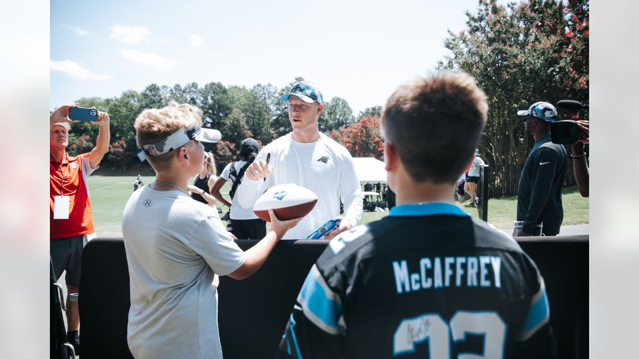 Off the Field: Christian McCaffrey Trades Autographs for Oreos at Training  Camp 