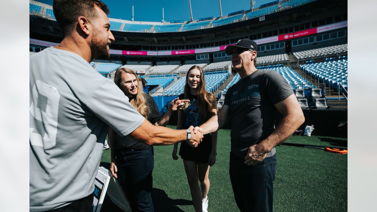 Carolina Panthers Support Breast Cancer Awareness at Sunday's Game