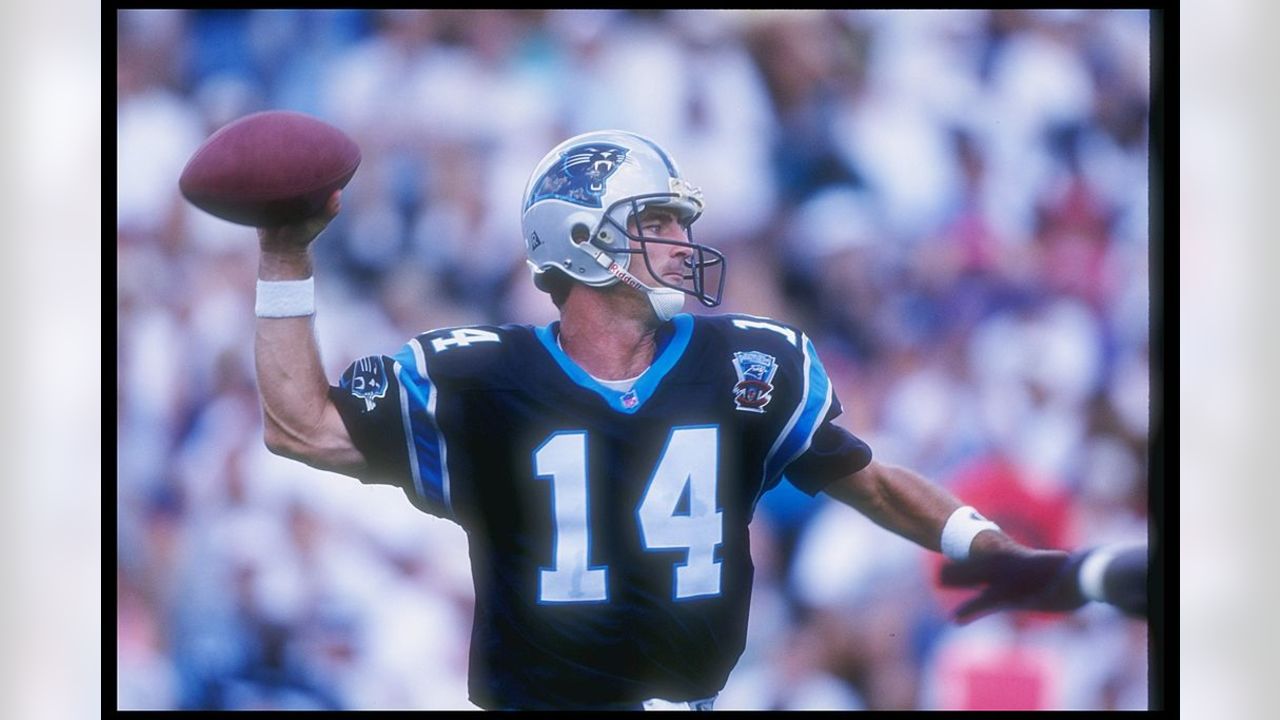 Photos of Frank Reich in 1995 as Panthers quarterback